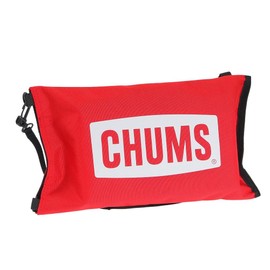 CHUMS CH60-3632-R001-00 Chums Logo Box Tissue Cover, Storage Case, Red, H7.9 x W13.4 inches (20 x 34 cm)