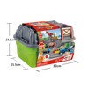 Hape Railway Bucket Builder Set | 50-Piece Multi-Color Wooden Train