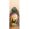 Gerson International 13.4" B/O LIGHTED HOLIDAY LANTERN w/REALISTIC FLAME & TIMER XMAS DECOR STYLE B