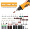 347Pcs Grinding Sanding Polishing Rotary Tool Wheel Accessory Kit Set