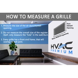 8" X 34" Steel Return Air Filter Grille for 1" Filter - Easy Plastic Tabs for Removable Face/Door - HVAC Duct Cover - Flat Stamped Face -White [Outer Dimensions: 9.75w X 35.75h]