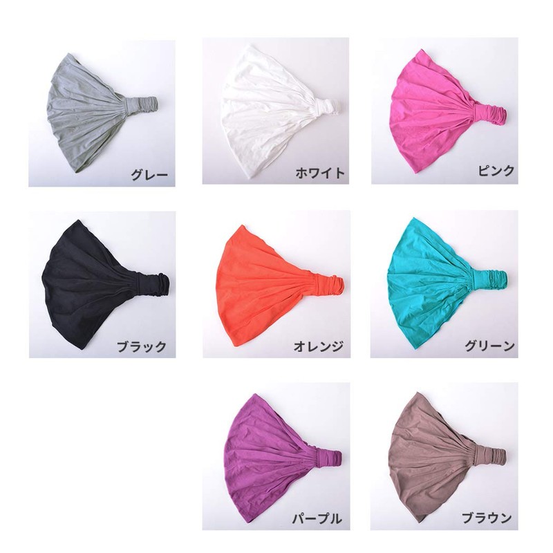 CHARM KARA Viscose Bandana Hair Band Elastic Triangle Cloth for