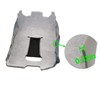 Priprilod Light Gray Leather Center Console Leather Lid Armrest Cover