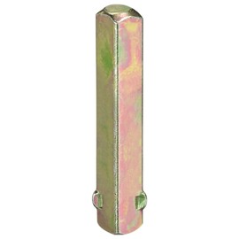 DTGN 50mmx7mm(LxT) Door Knob Spindle - 1Pack - Good for Most Mortise Type Door Knobs - Iron Square Drive System Spindle Replacement Door Handle Parts - Golden