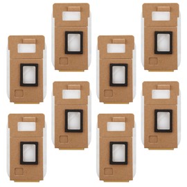 8 Pack Dust Bag for Roborock S7 / S7+ Vacuum Cleaner Auto-Empty Dock, 3L Large Capacity Replacement Bag