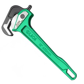 LAOA Rapid Pipe Pliers,Heavy Duty alloy steel Straight Pipe Wrench,Multifunction Three-Sided Toothed Pipe Wrench for Building Worker,Heavy Industry,Car Repairing, Household Assemble,18-inch