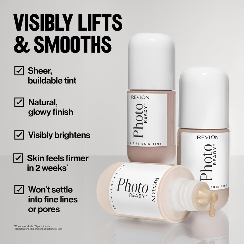Revlon PhotoReady Lift + Fill Skin Tint, Multi-Use Glow Enhancer,