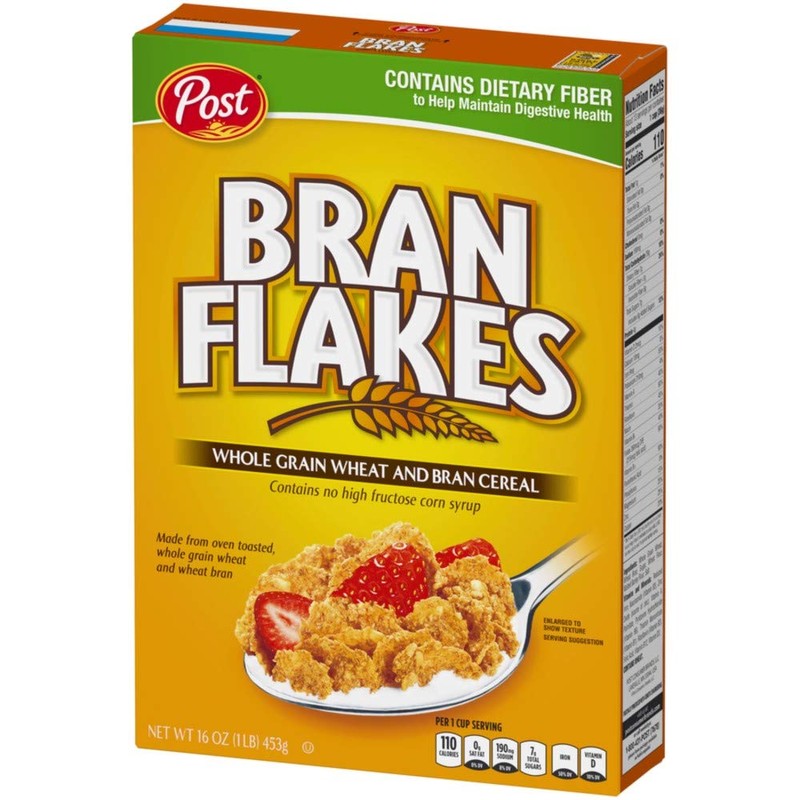Post Bran Flakes®, Whole Grain Wheat & Bran Breakfast Cereal,
