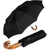 Doppler Magic Strong Men's Pocket Umbrella with Wooden Round Hook