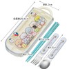 Skater TACC2AG-A Children's Antibacterial Slide Trio Set, Bento Box, Chopsticks,