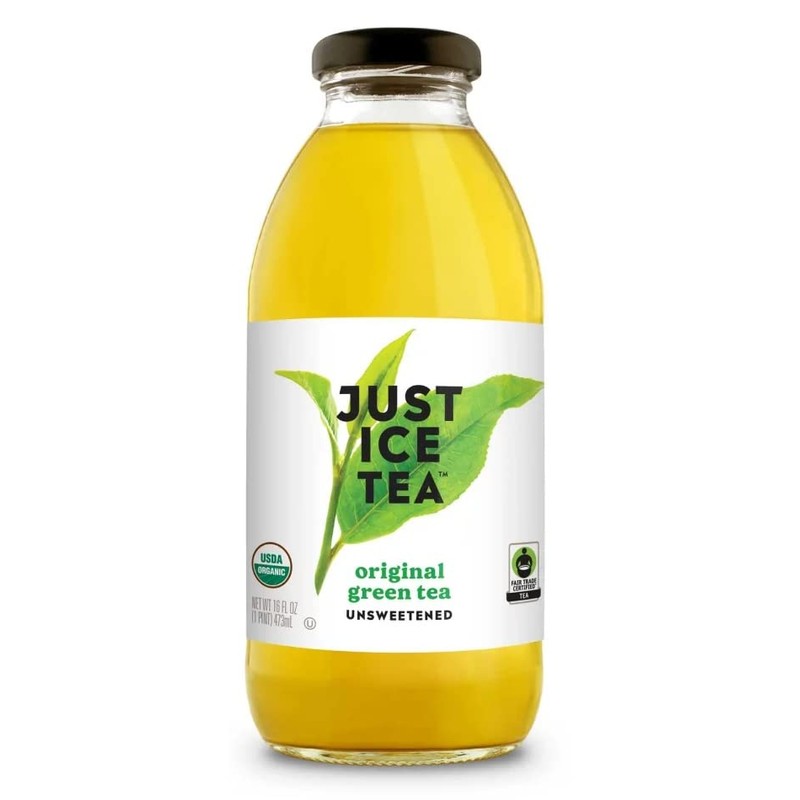 Just Ice Tea Organic Iced Tea, 16 Fl Oz Glass