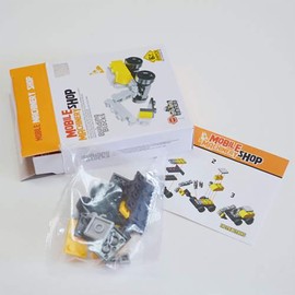 Bottles N Bags 6 Building Block Construction Vehicles for Kids - Assorted Mini Toy Building Kits - Birthday Party Favors & Toys - 6 Sets