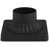 John Timberland Matte Black Finish Post Mount Adaptor