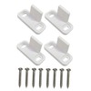 COHEALI 2Sets Sliding Barn Door Stoppers Floor Guides for Grooved