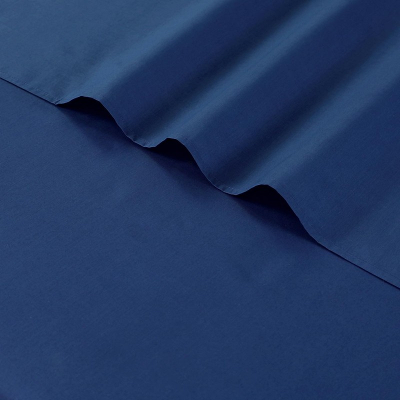 CHARKHAH Polycotton Flat Sheets with Single Double King Size Bed