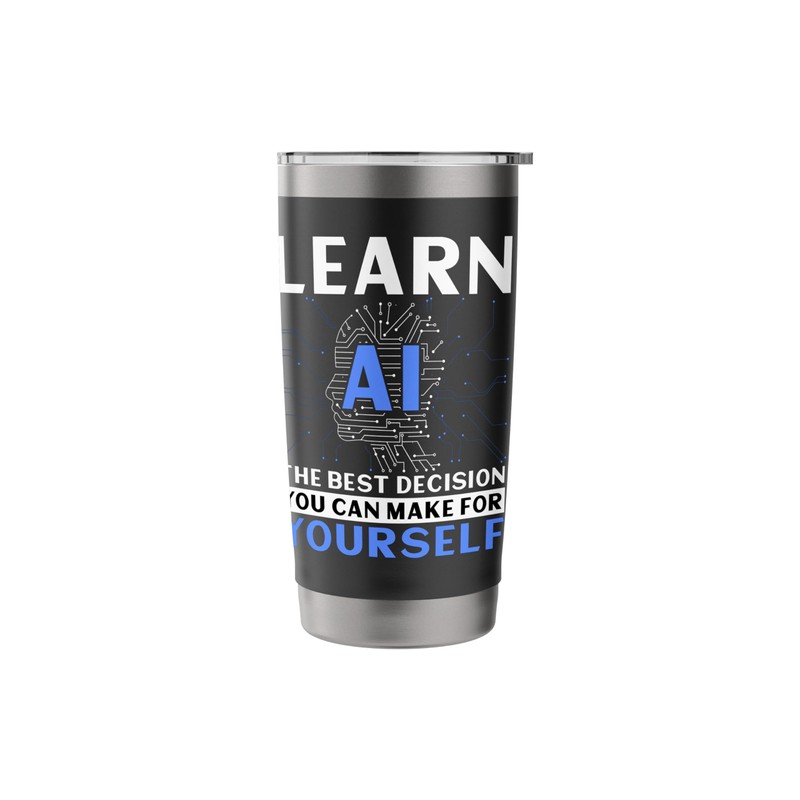 Artificial Intelligence Algorithm Programmer AI Developer Stainless Steel Insulated Tumbler