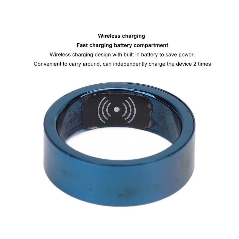 Smart Ring Sleep Fitness Tracker Pedometer Waterproof Exquisite Vibration Alert
