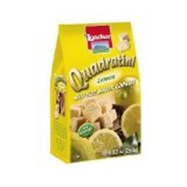 Loacker Quadratini Lemon Cube Wafers - 8 Bag Case (8 Bags - 8.8 Oz Each)