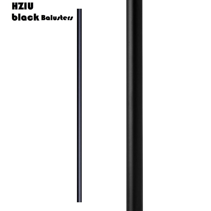 25 Pack 32-1/4 Inch Round Staircase Balusters, Diameter 3/4" Metal