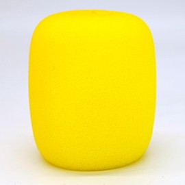 Microphone windscreen Foam Cover,Mic Foam Microphone Cover Set,10 Pack Thick (Yellow)
