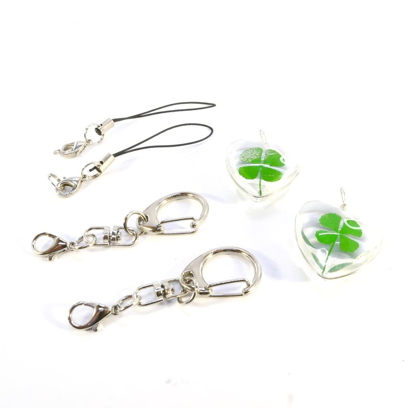 [Happy Patch] YK-102 4 Leaf Key Chain Lanyard Set of