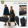 KSIBNW Duffel Bag with Wheels and Handle, 4 In 1