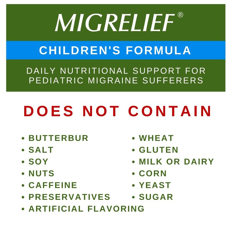 Children's MigreLief® - Triple Therapy with Puracol™ - Nutritional Support