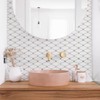 STICKGOO 1 Sheet Peel and Stick Backsplash, Pure White Marble