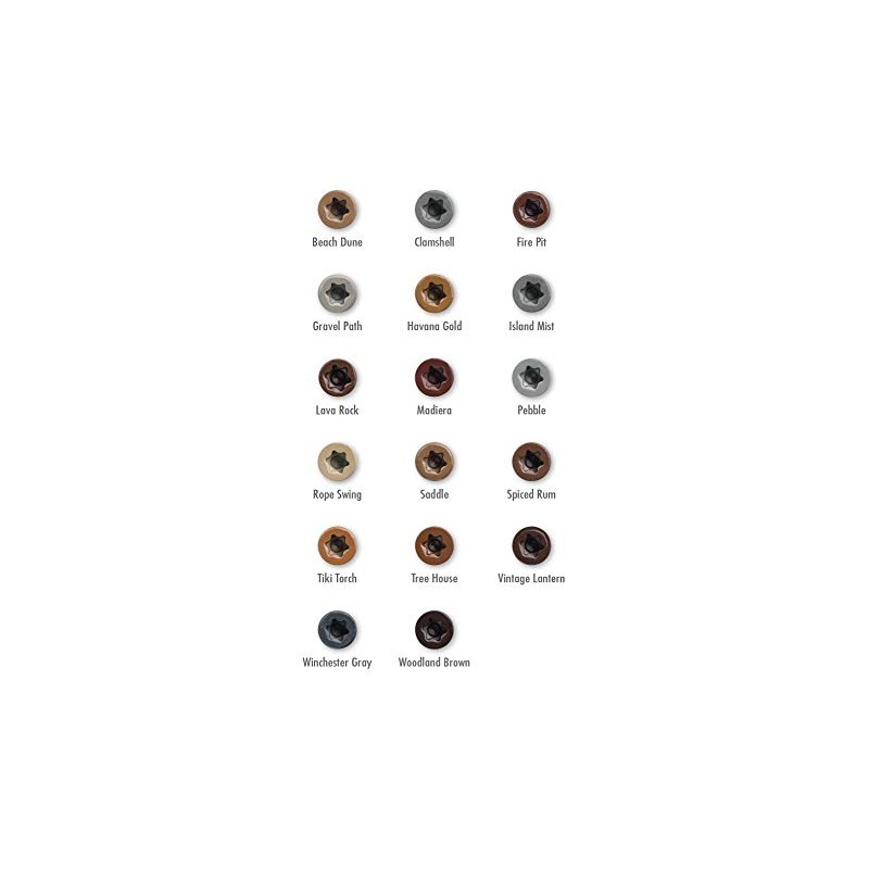 TrapEase 3 Deck Screw 2-1/2" (350) Screws (Rope Swing/Honey Grove)