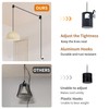 Adcssynd 3 Pack Upgraded Ceiling Hooks, Aluminum Adjustable Ceiling Hooks