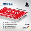 Komma Security Achtung Alarmanlage Sign 30 x 20 cm -
