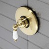 Kingston Brass KB3007PL Vintage Volume Control with Lever Handle, Brushed