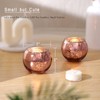 12 Pcs Rose Gold Candle Holders for Birthday Party Decorations-