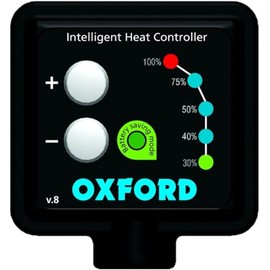 Motorcycle Oxford HotGrips Controller – Black. OFV8,White Connectors