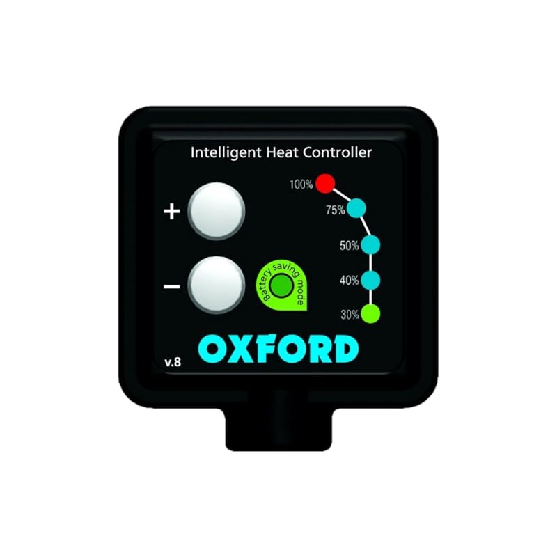 Motorcycle Oxford HotGrips Controller – Black. OFV8,White Connectors