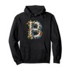 Christmas Candy Cane Letter B Joy Pullover Hoodie