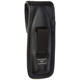 Bianchi AccuMold Elite 7907 AccuMold Elite OC Spray Pouch, Hidden Snap, Plain Black, Large