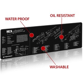 TekMat SKS Gun Cleaning Mat, Black, one Size (TEK-R36-SKS)