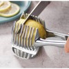 1Pc Tomato Lemon Slicer Holder Egg Slicing Tool Onion Shredder