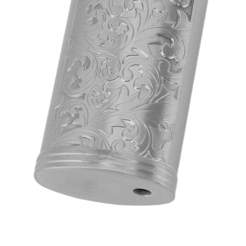 2 Pcs Lighter Case Zinc Alloy Vintage Floral Stamped Classical