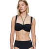 Triumph Summer Twist DP Women's Bikini Top, Black, 42, black,