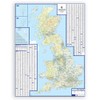 A to Z Roads Wall Map - Laminated Large Wall