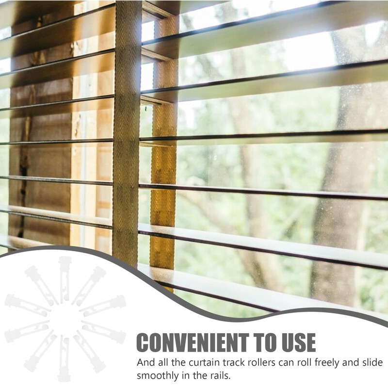 Angoily 20PCS Vertical Blind Stem Replacement, Vertical Blind Carrier Stems,