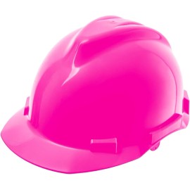 Glove Station Hard Hat, Unisex Construction Helmet with Padded 4-Point Ratchet S
