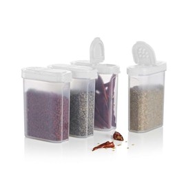 Tupperware Large Spice Shaker 1-cup/250 mL Set of 4 Cotton Seal