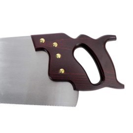 Lynx Garlick Thomas Flinn British 22” Rip Saw with Taper Ground Blade, Stained Beech Handle 4.5 TPI and Filed for Rip Cutting