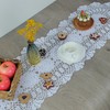 kilofly Handmade Crochet Lace Rectangular Table Runner 11 x 79