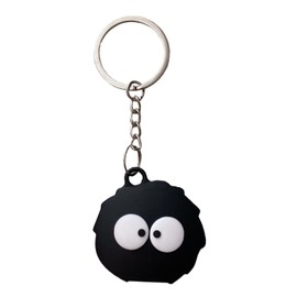 Yatchen - Funda de silicona para AirTag Finder, diseño de animales de dibujos animados en 3D antiarañazos, con rastreador de llavero, Bluetooth, funda protectora para AirTags 2021 (briquetas, 1 paquete)