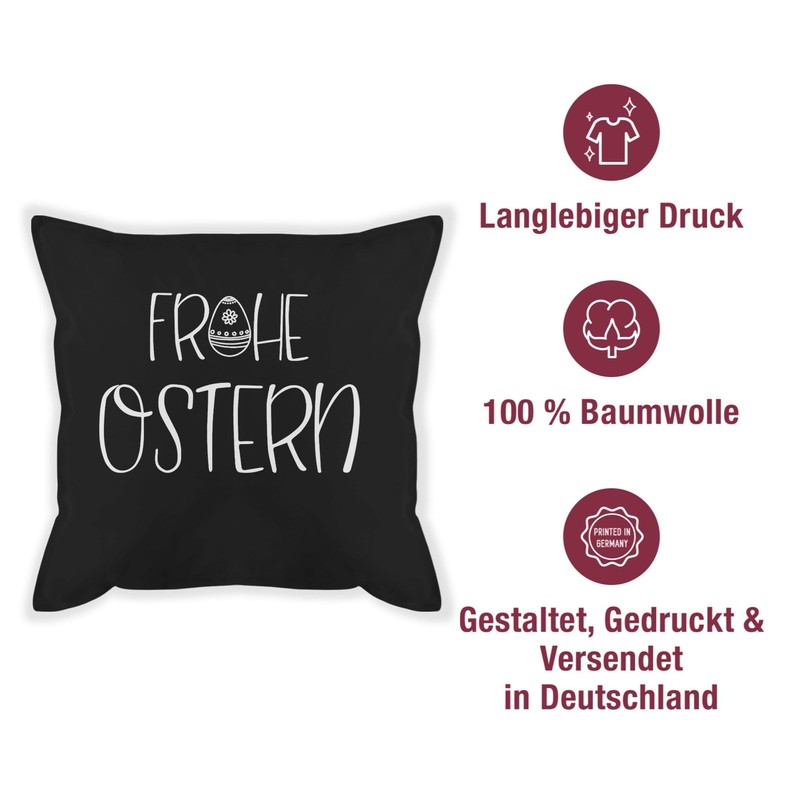 Cushion 50 x 50 cm – Easter Cushion – Happy