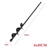 High Carbon Steel Garden Auger Drill Bit for Planting, 8